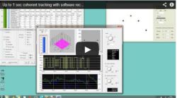 Up to 1 sec coherent tracking with software receiver